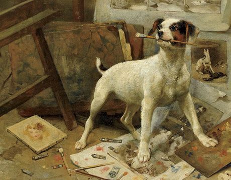 art sur le thème de chien