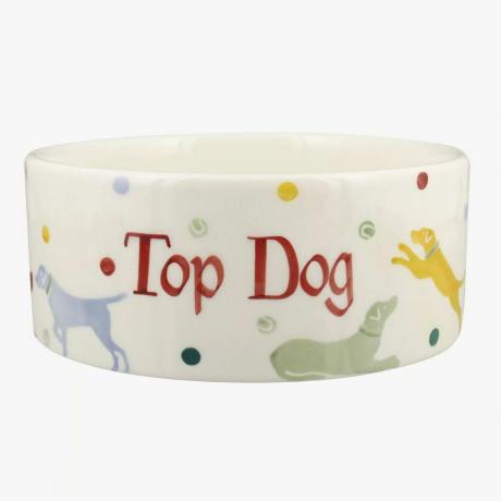 Grand bol pour animaux de compagnie personnalisé Polka Dogs