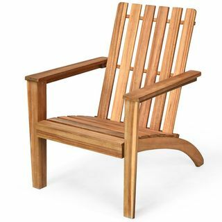 Chaise Adirondack en bois d'acacia 