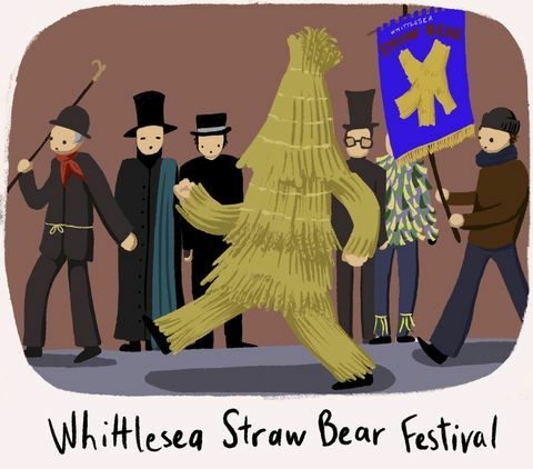 Straw Bear Festival - les traditions britanniques les plus étranges - Chalets de caractère