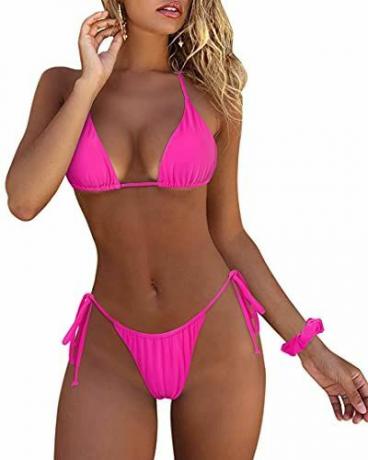  Maillot de bain string à bretelles spaghetti